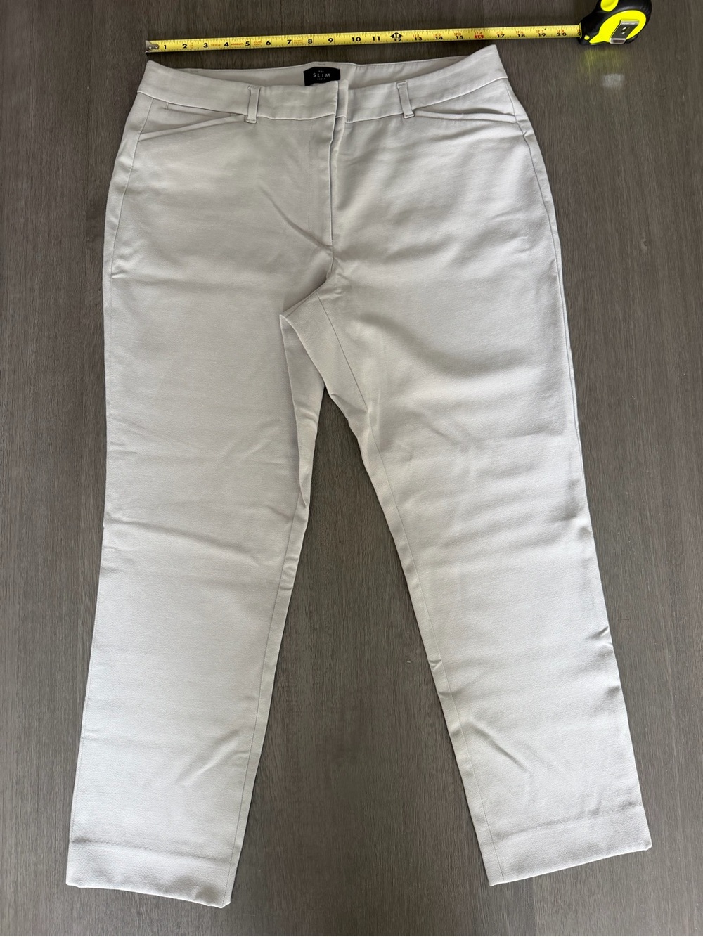 White House Black Market Slim Ankle Pants Gray Size 14